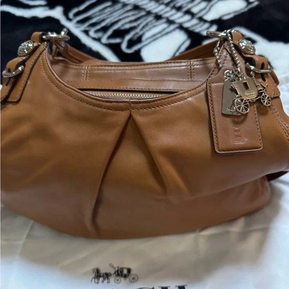 Coach Brown Leather Bag - Picture 1 of 10